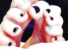 Babe Close Up Foot Fetish POV Softcore 